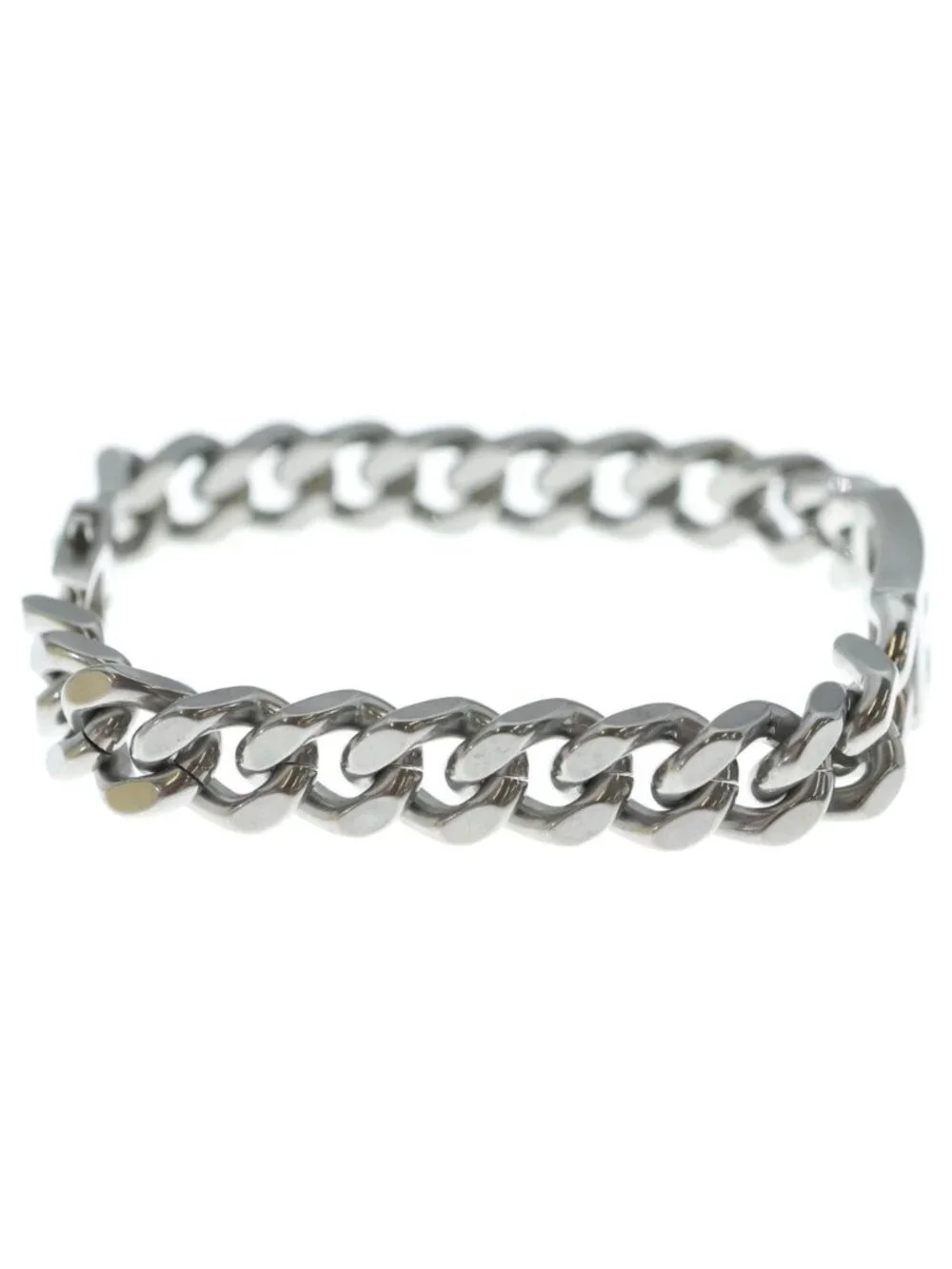 Fendi Baguette Chain Bracelet Silver